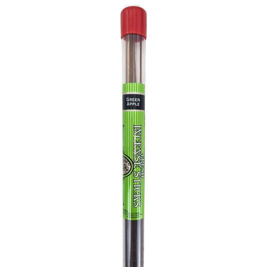 Green Apple Scent Blunt Power 17" Incense Sticks, 5-7 Sticks