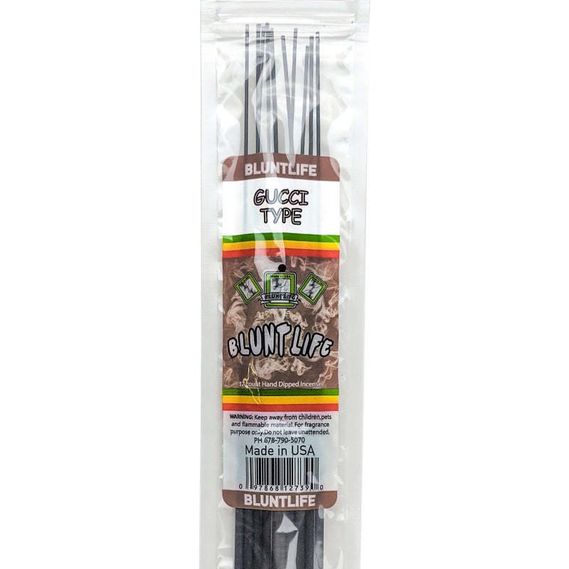 LIMITED TIME G. TYPE Scent 10.5 BluntLife Incense, 12-Stick Pack