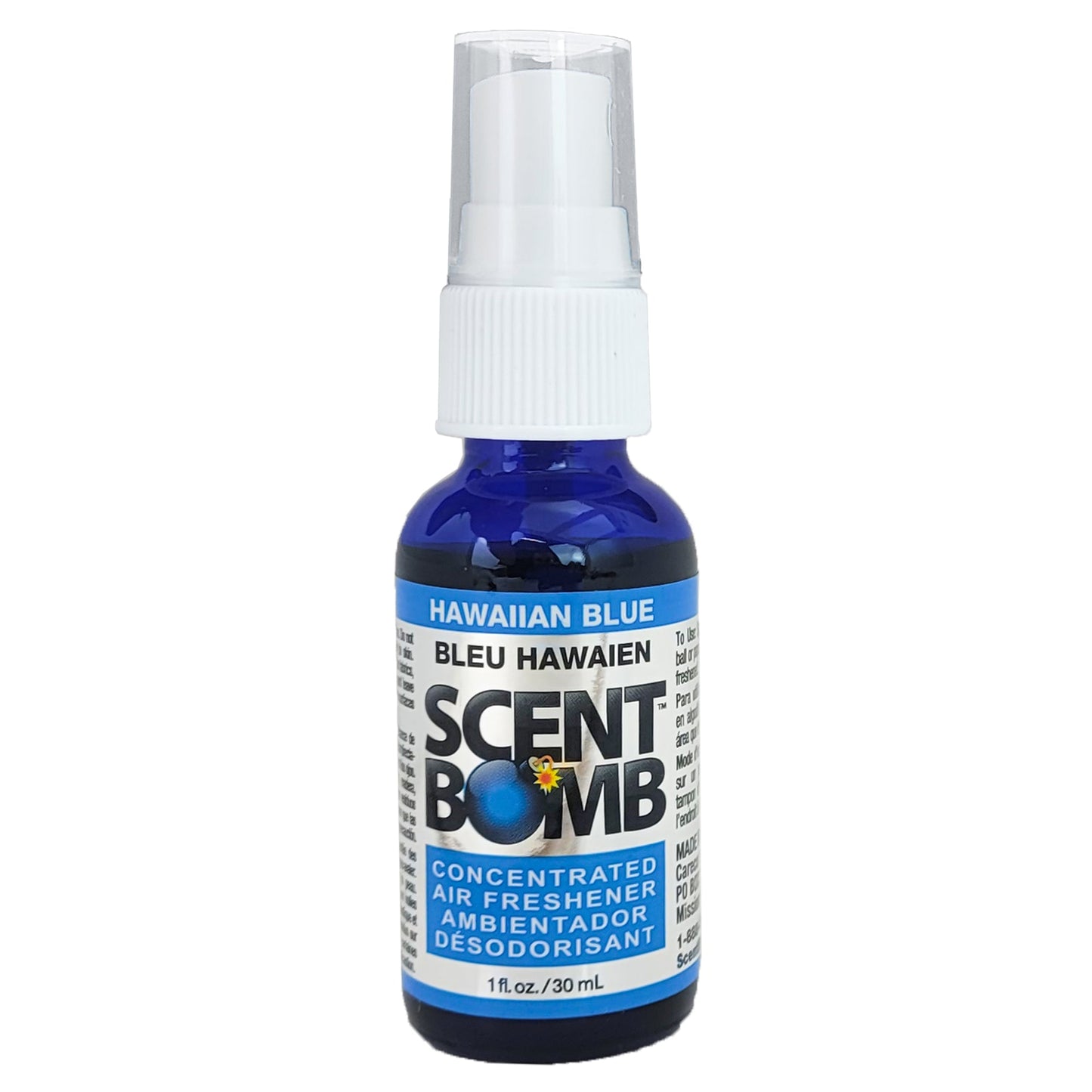 Scent Bomb Air Freshener Spray - 1OZ - Hawaiian Blue Scent