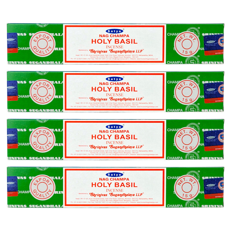 Satya Holy Basil Scent Incense Sticks, 15g Pack
