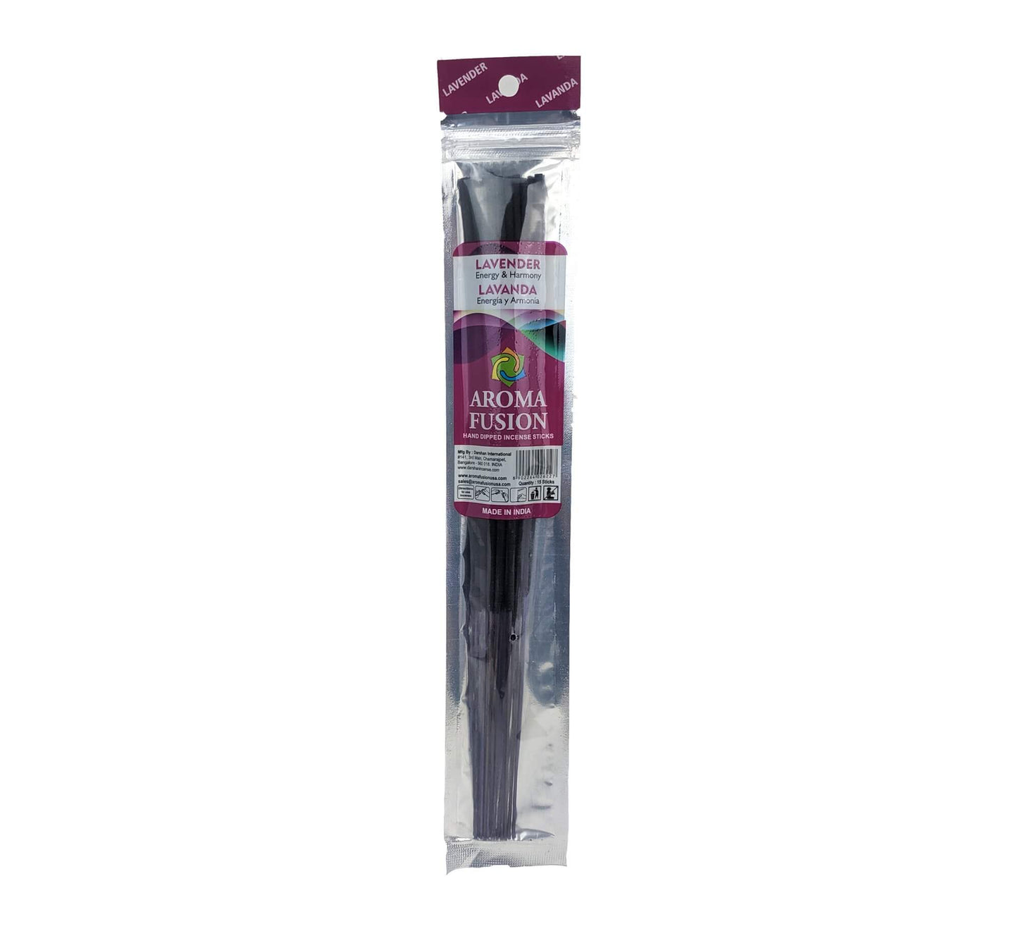 Aroma Fusion 11" Incense Sticks - Lavender Scent