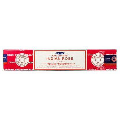 Satya Indian Rose Scent Incense Sticks, 15g Pack