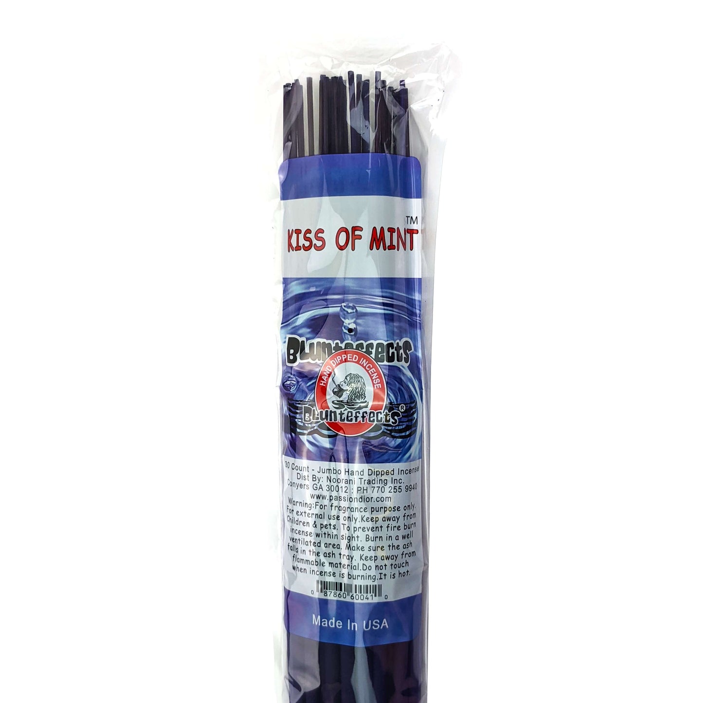 Kiss Of Mint Scent, 19" BluntEffects Jumbo Incense