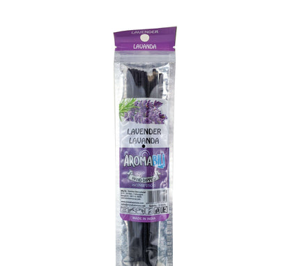 AromaBlu Hand Dipped 11" Incense Sticks, Lavender Scent