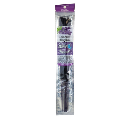 AromaBlu Hand Dipped 11" Incense Sticks, Lavender Scent