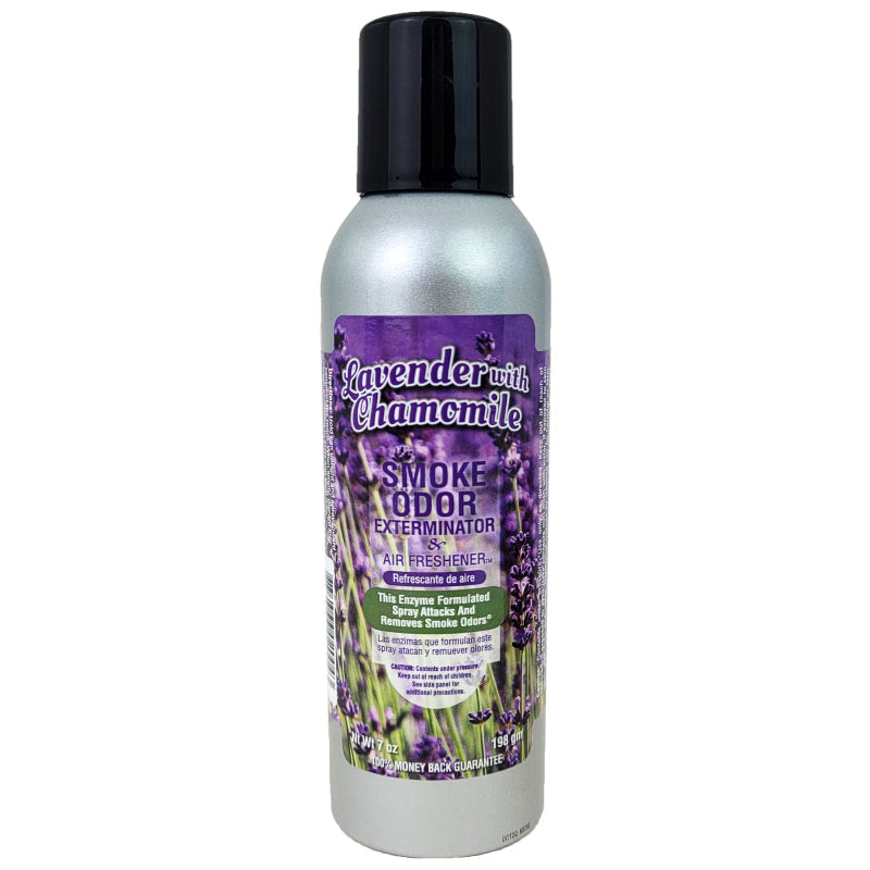 Lavender with Chamomile Scent 7oz Smoke Odor Exterminator Aerosol Can Spray