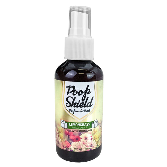 Mystic Romance Poop Shield Restroom Spray 4.4oz, Lemongrass Scent