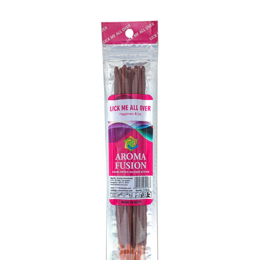 Aroma Fusion 11" Incense Sticks - Lick Me All Over Scent