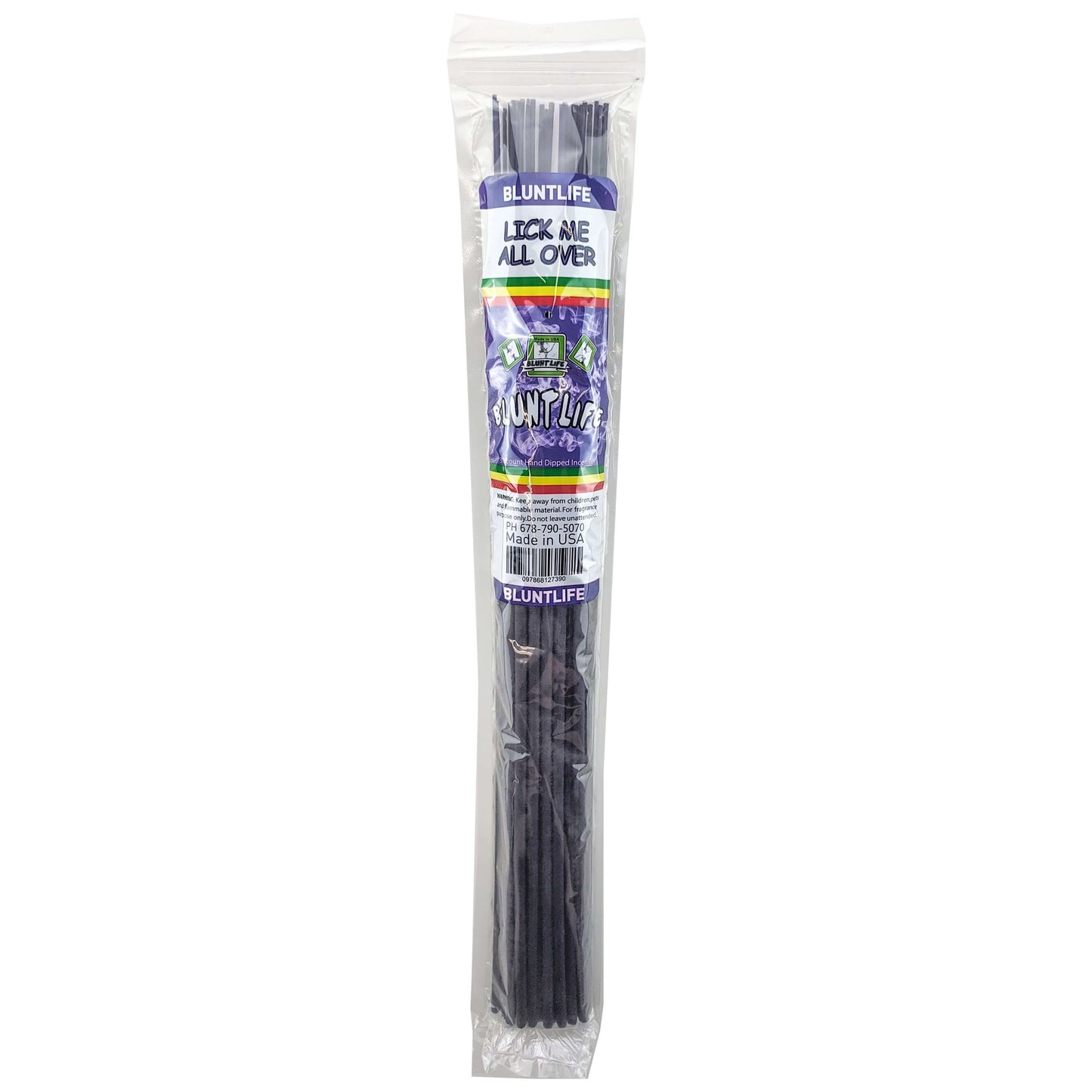 Lick Me All Over Scent 19" BluntLife Jumbo Incense, 30-Stick Pack