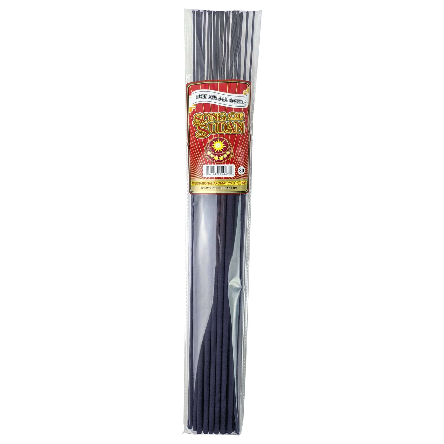 Lick Me All Over Type Scent, Song Of Sudan 19" Jumbo Incense