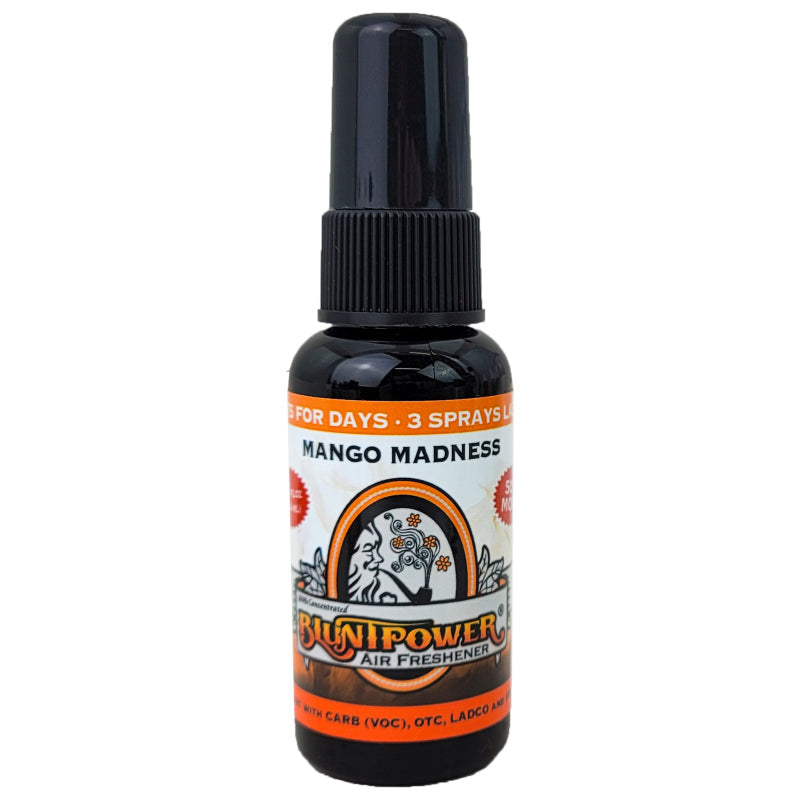 Blunt Power Spray 1.5 OZ Mango Madness Scent