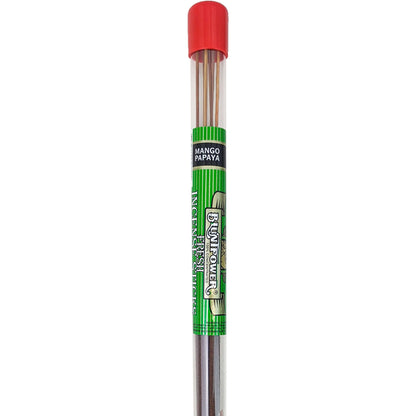 Mango Papaya Green Scent Blunt Power 17" Incense Sticks, 5-7 Sticks
