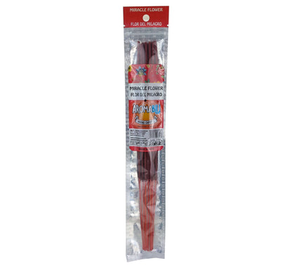 AromaBlu Hand Dipped 11" Incense Sticks, Miracle Flower Scent
