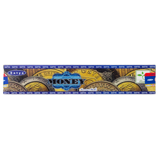 Money Incense Sticks by Satya BNG, 15g Packs