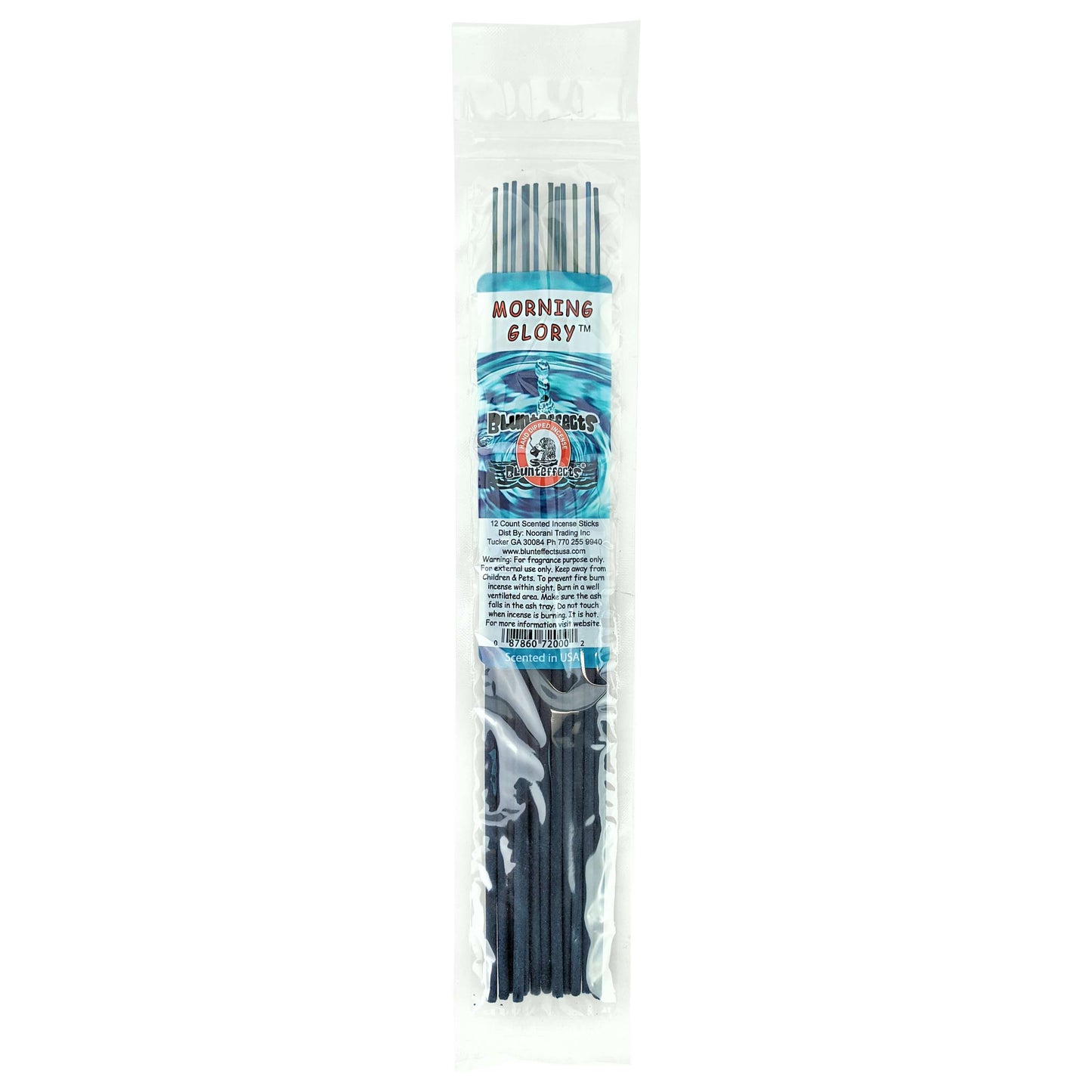 10.5" BluntEffects Incense Fragrance Wands, 12-Pack Morning Glory Scent