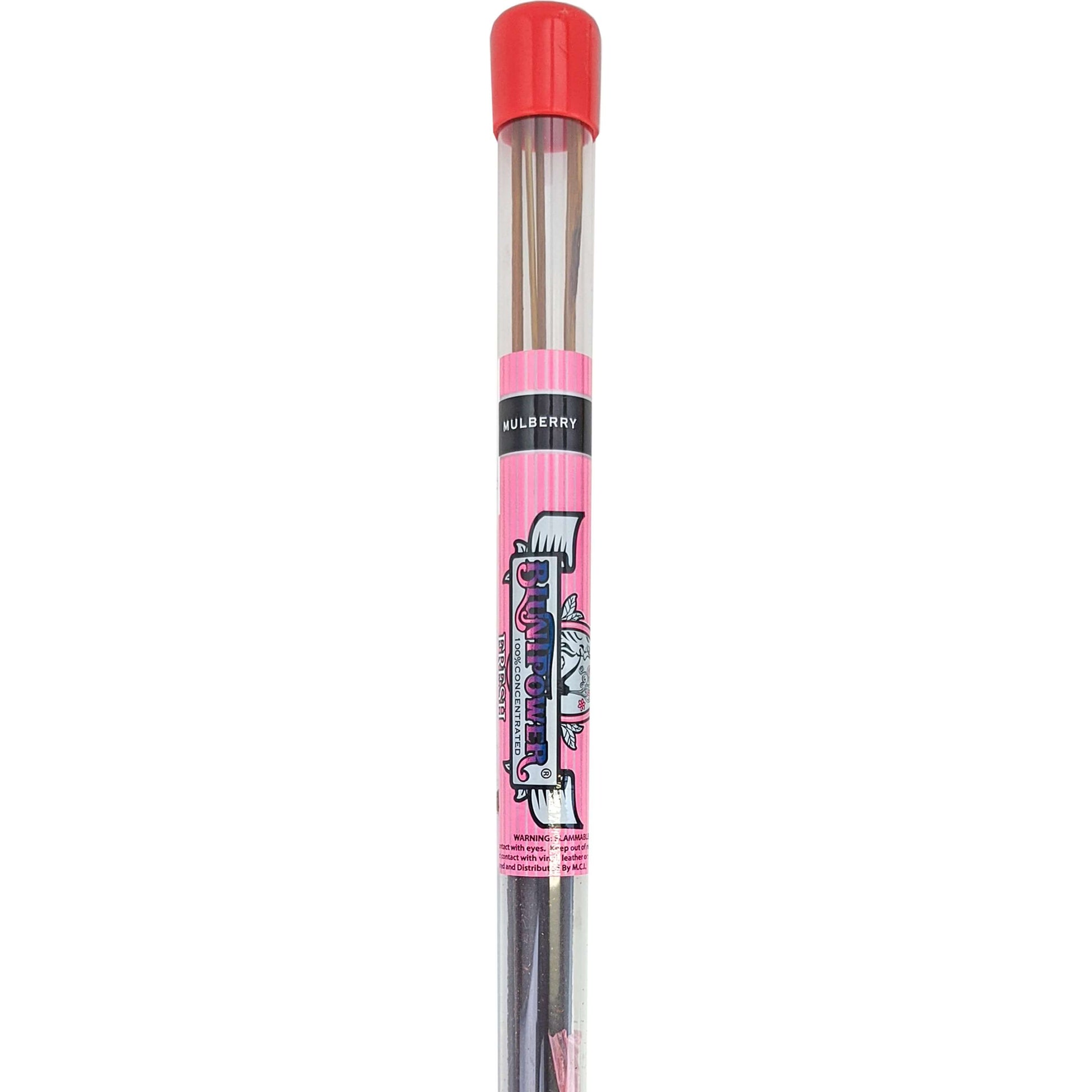 Mulberry Scent Blunt Power 17" Incense Sticks, 5-7 Sticks