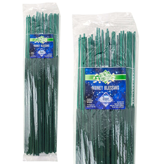 Money Blessing Scent 19" Incense, 50-Stick Pack, by The Dipper
