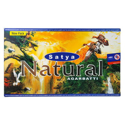 Satya NATURAL Scent Incense Sticks, 15g Pack