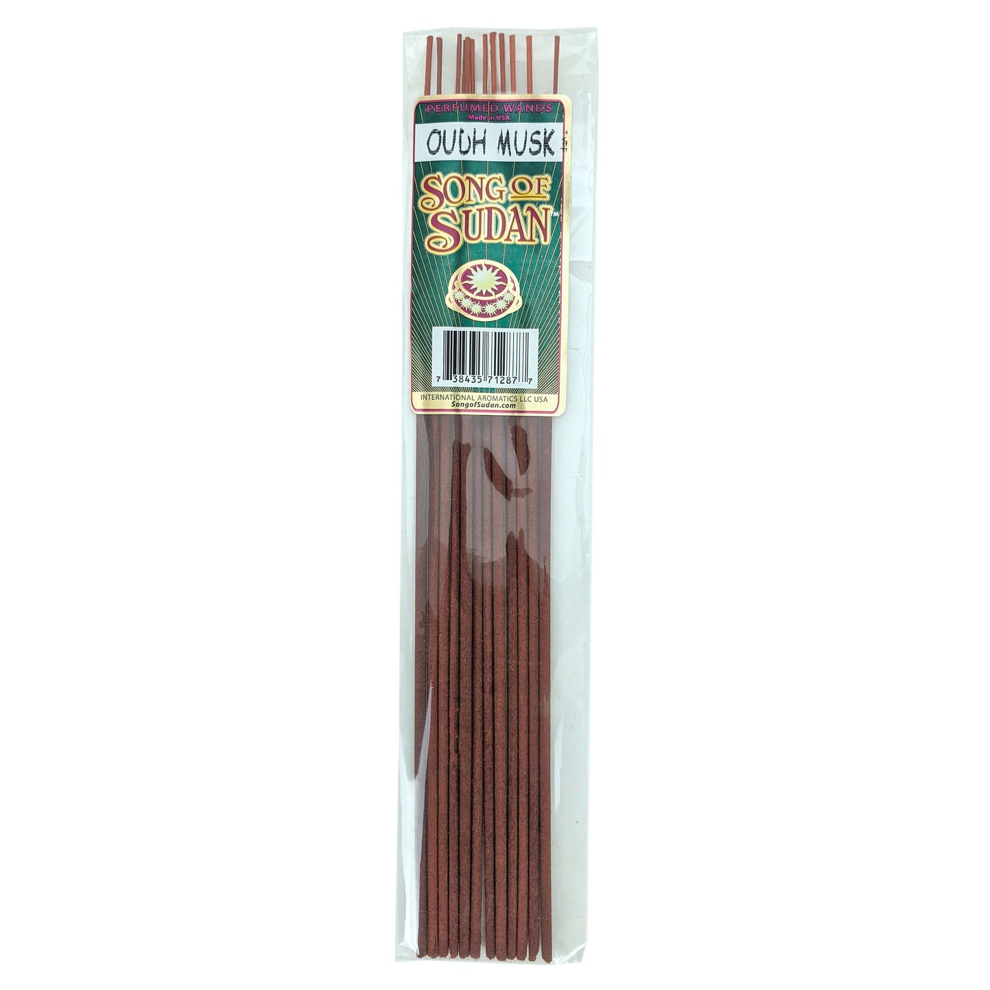 Song Of Sudan Handmade 11" Incense Sticks - Oudh Musk Type Scent - 12 Sticks