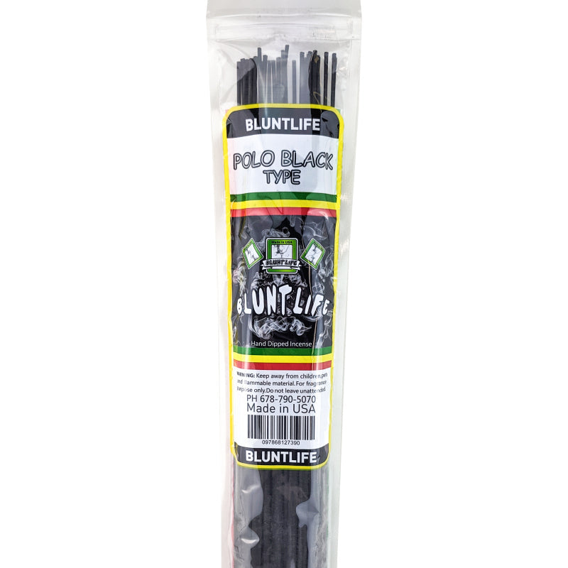 P. Black TYPE Scent 19" BluntLife Jumbo Incense, 30-Stick Pack