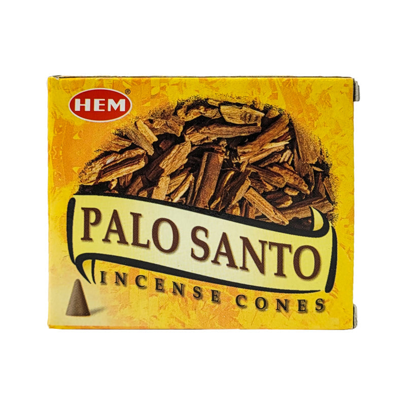 HEM Palo Santo Scent Incense Cones, 10 Cone Pack