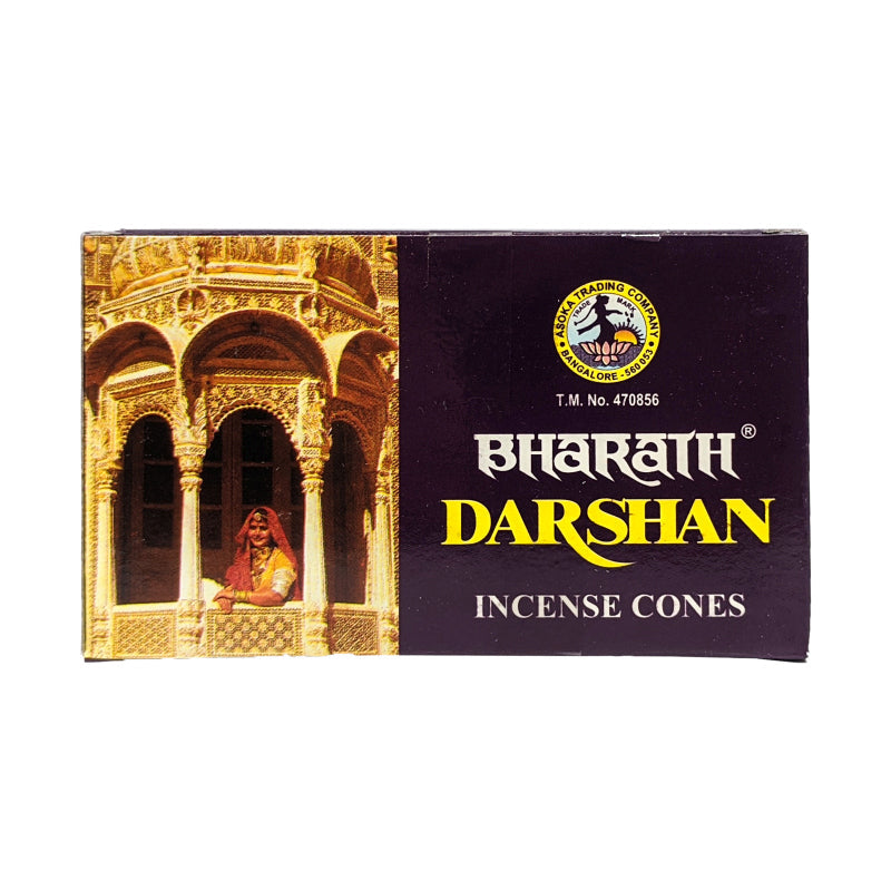 Bharath Darshan Incense Cones, 12 Cone Pack