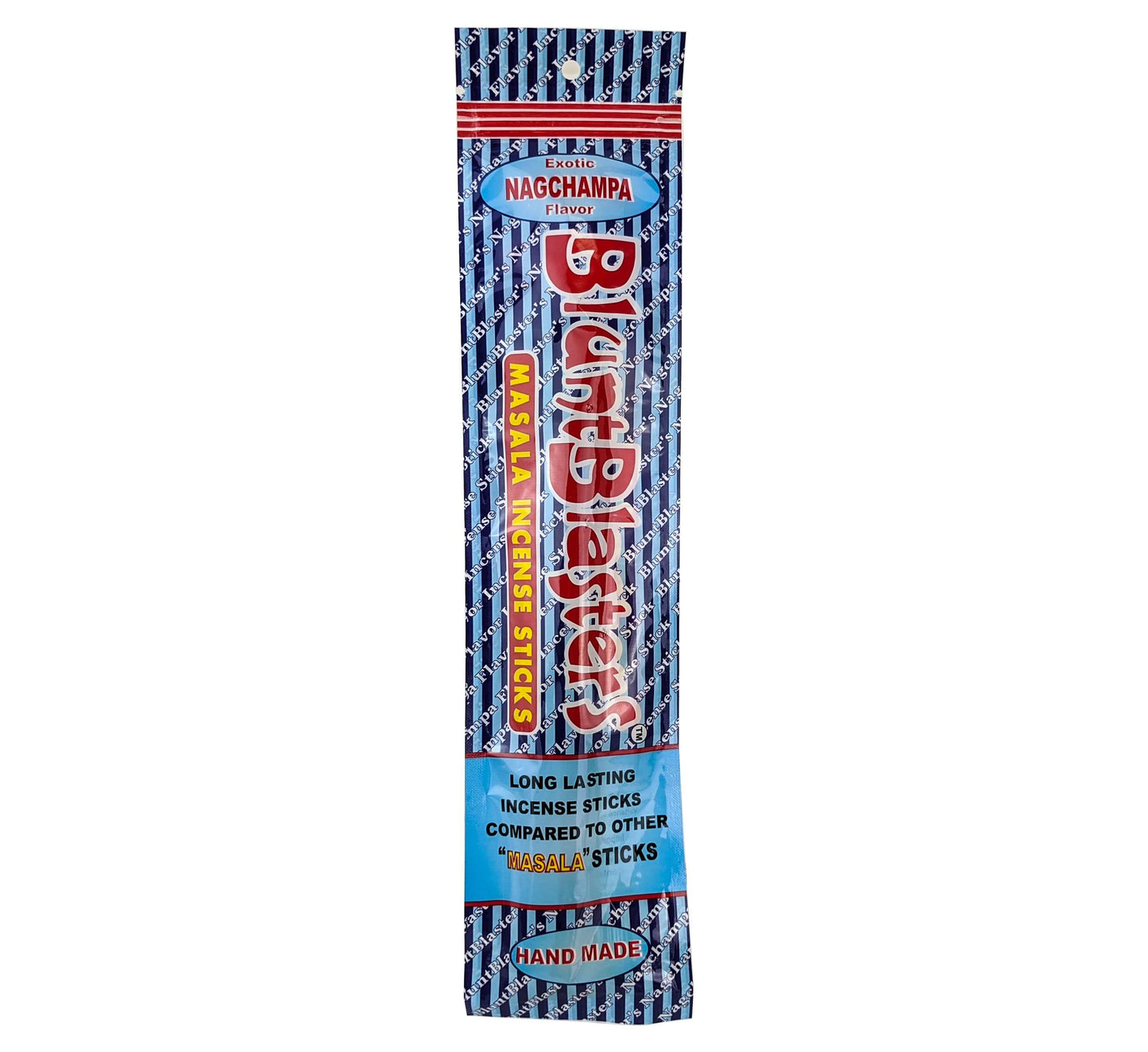 BluntBlasters 10" Masala Incense Sticks, 10ct 20g Pack, Nag Champa Scent
