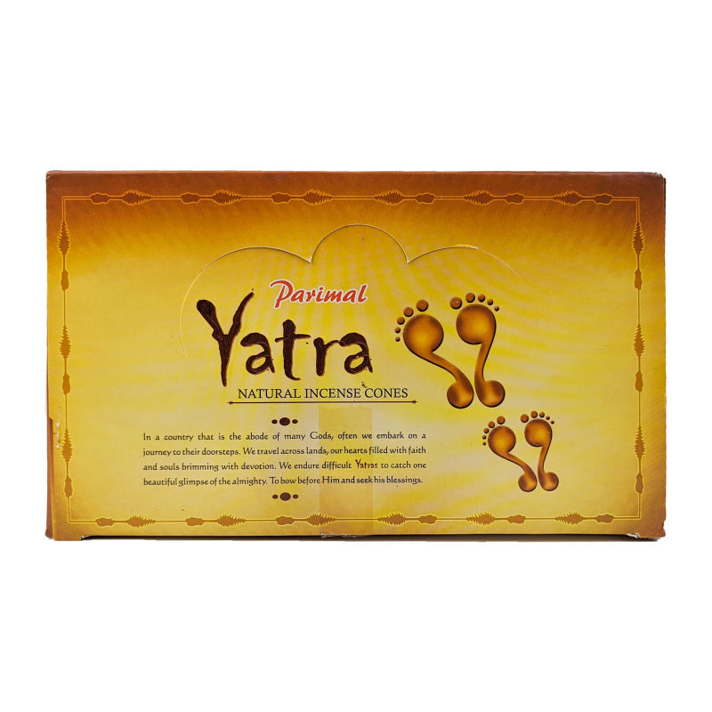 Parimal Yatra Natural Incense Cones, 10 Cone Pack