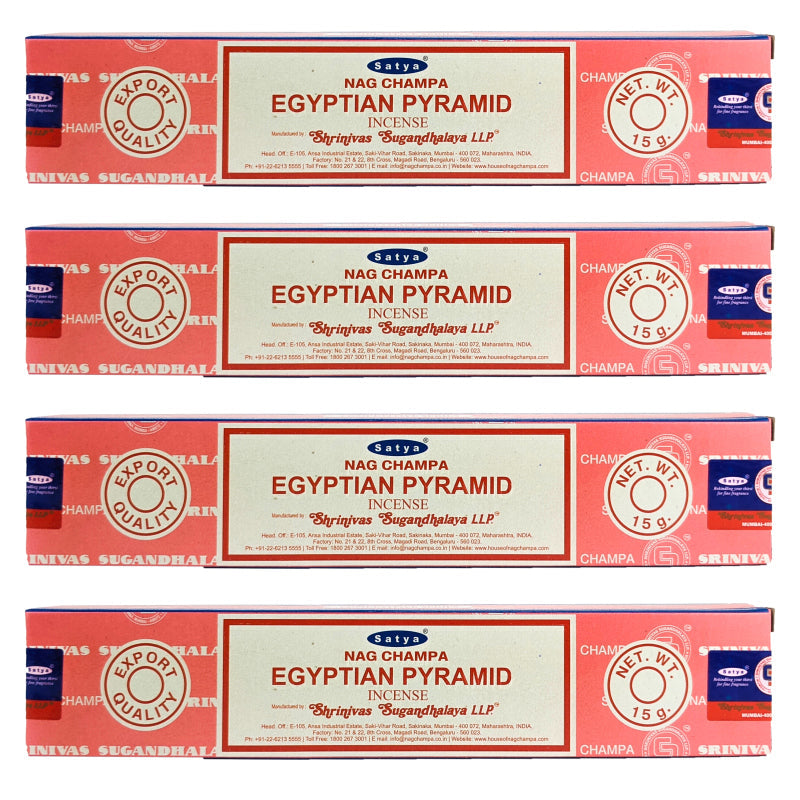 Satya Egyptian Pyramid Incense Sticks, 15g Pack
