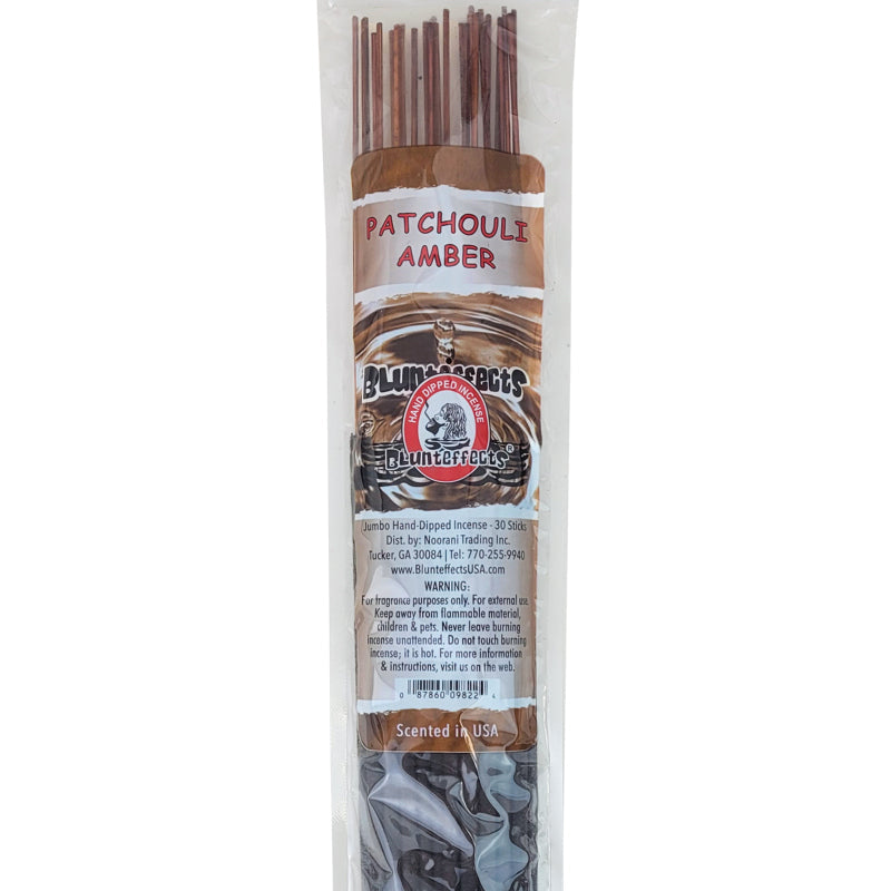 Patchouli Amber Scent, 19" BluntEffects Jumbo Incense