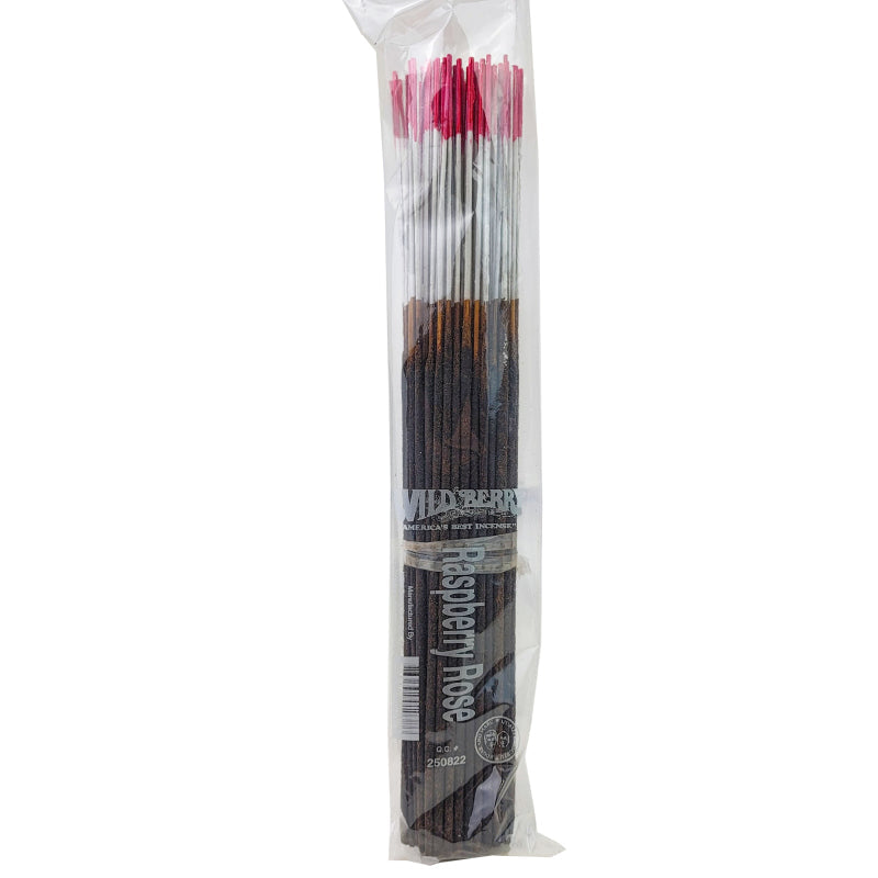 Raspberry Rose Scent Wild Berry Incense, 100ct Packs