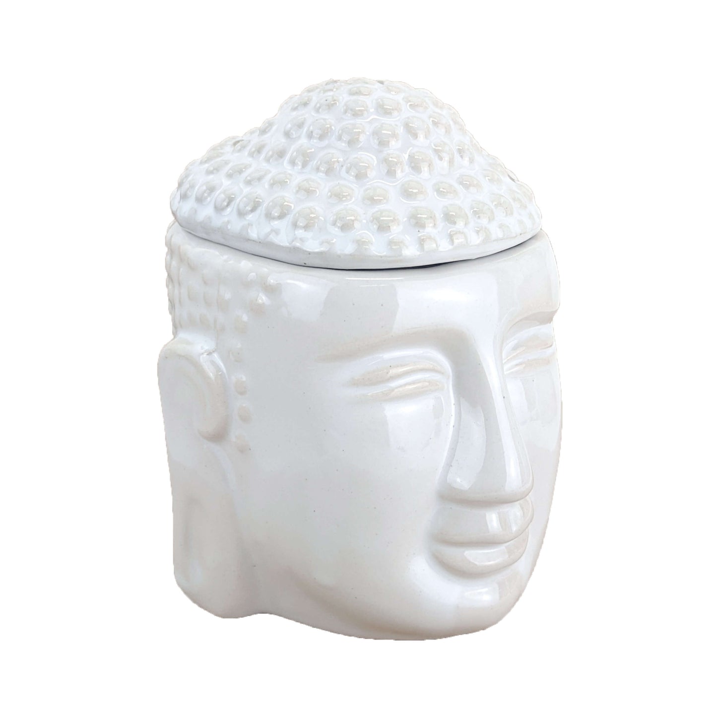 Aromar Buddha Ceramic Oil Warmer, White