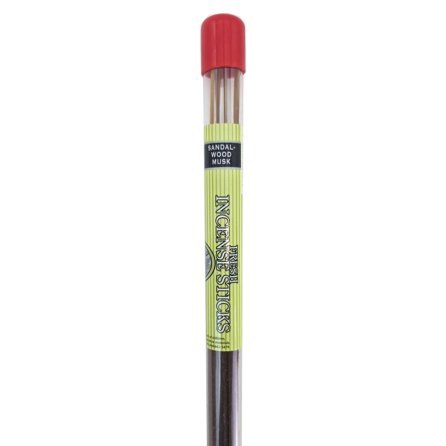 Sandalwood Musk Scent Blunt Power 17" Incense Sticks, 5-7 Sticks