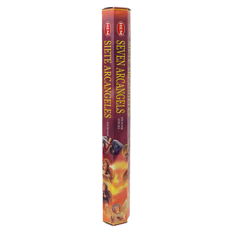 HEM Incense Sticks 20-Stick Hex Packs, Seven Arcangels Scent
