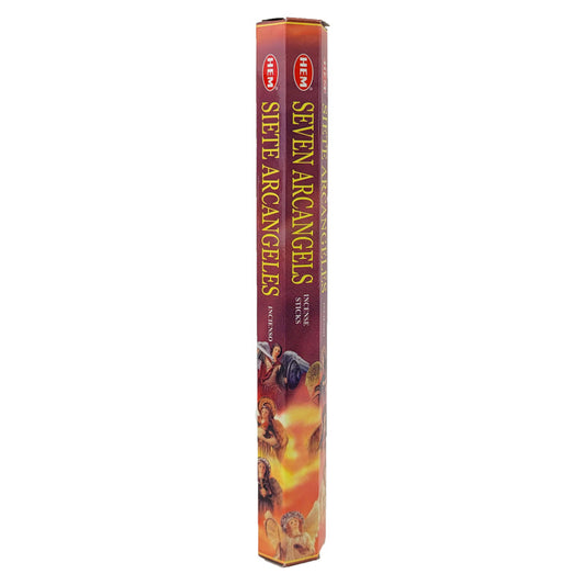 HEM Incense Sticks 20-Stick Hex Packs, Seven Arcangels Scent
