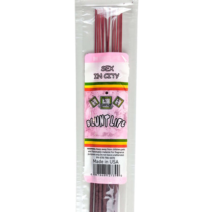 Sex In City Scent 10.5" BluntLife Incense, 12-Stick Pack