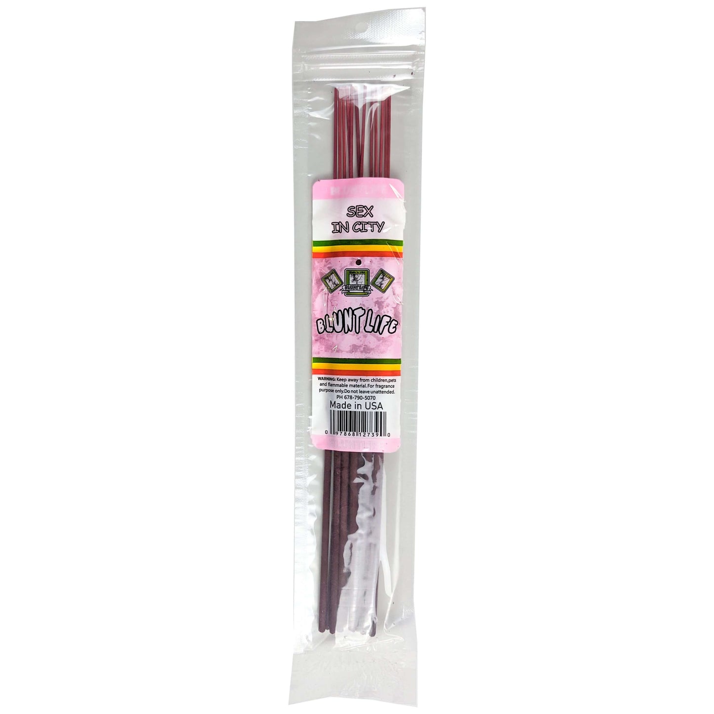 Sex In City Scent 10.5" BluntLife Incense, 12-Stick Pack