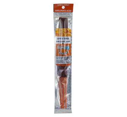 AromaBlu Hand Dipped 11" Incense Sticks, Simply Tangy Scent