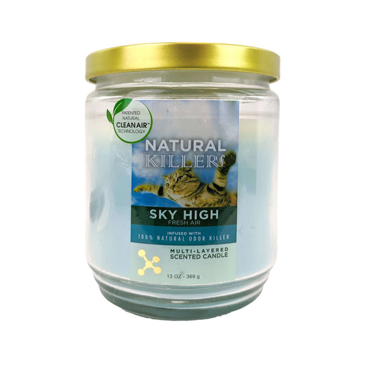 Natural Killers Odor-Killing Scented 13oz Candle, Sky High Scent