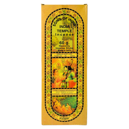 Song of India India Temple Incense Sticks, 60g Pack