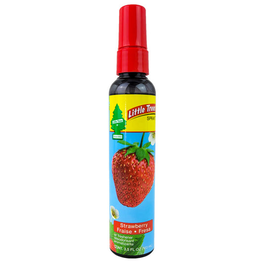 Little Trees 3.5oz Spray Car Air Freshener, Strawberry Scent
