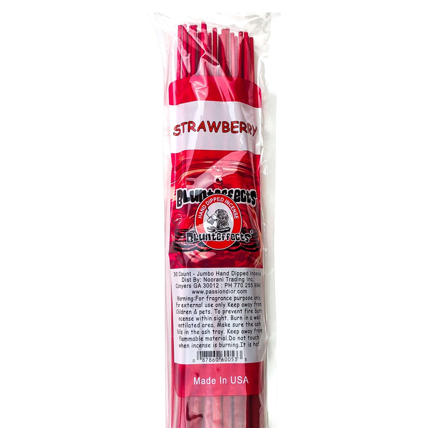 Strawberry Scent, 19" BluntEffects Jumbo Incense