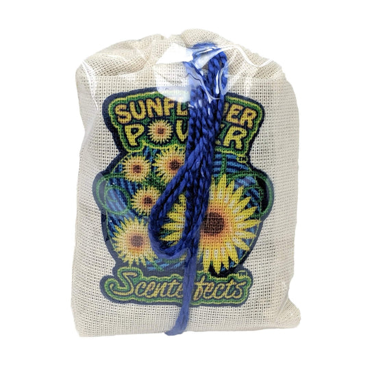 Scenteffects 3" Car Air Freshener Pouch, Sunflower Power Scent