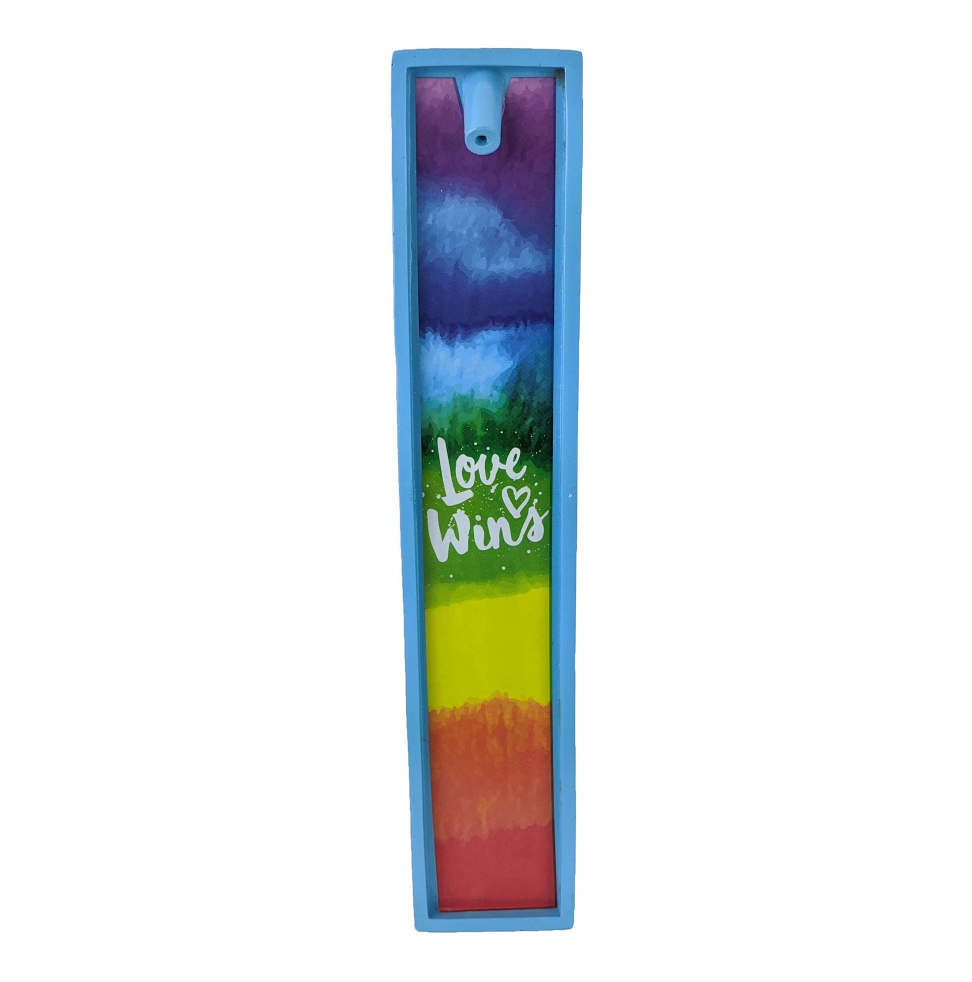 Poly Stone Incense Burner Love Wins Rainbow 3