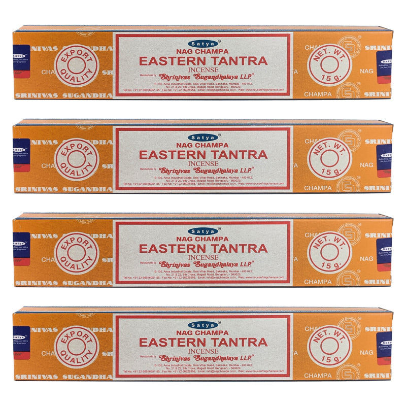 Satya Nag Champa Eastern Tantra Incense Sticks, 15g Pack