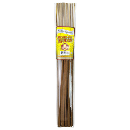 Vanilla Creme Type Scent, Song Of Sudan 19" Jumbo Incense