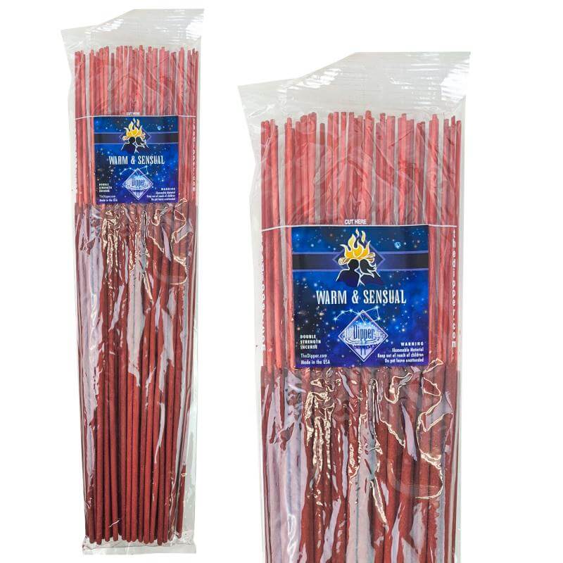 Warm & Sensual Scent 19" Incense, 50-Stick Pack, by The Dipper