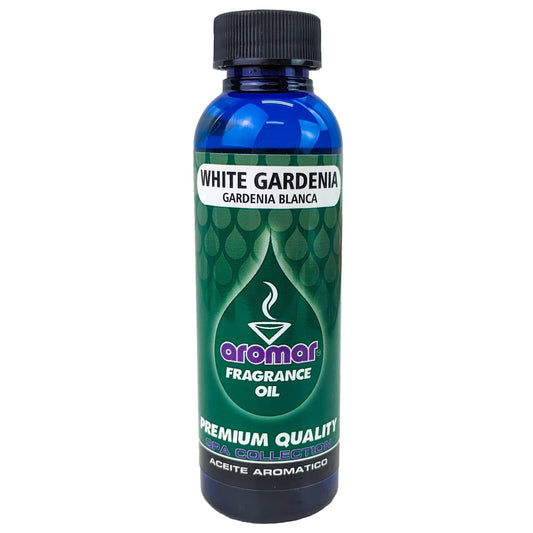 White Gardenia Scent Aromar Fragrance Oil, 2oz/60ml