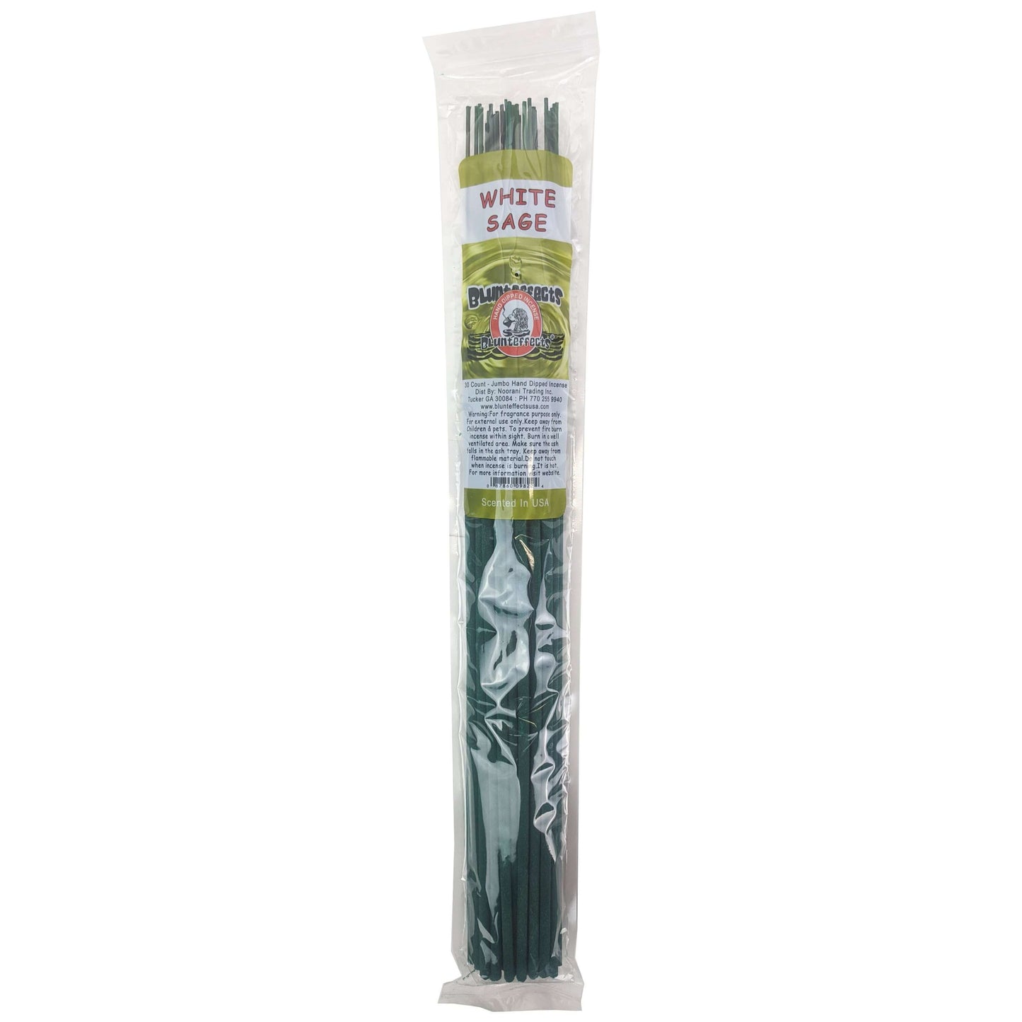 White Sage Scent, 19" BluntEffects Jumbo Incense