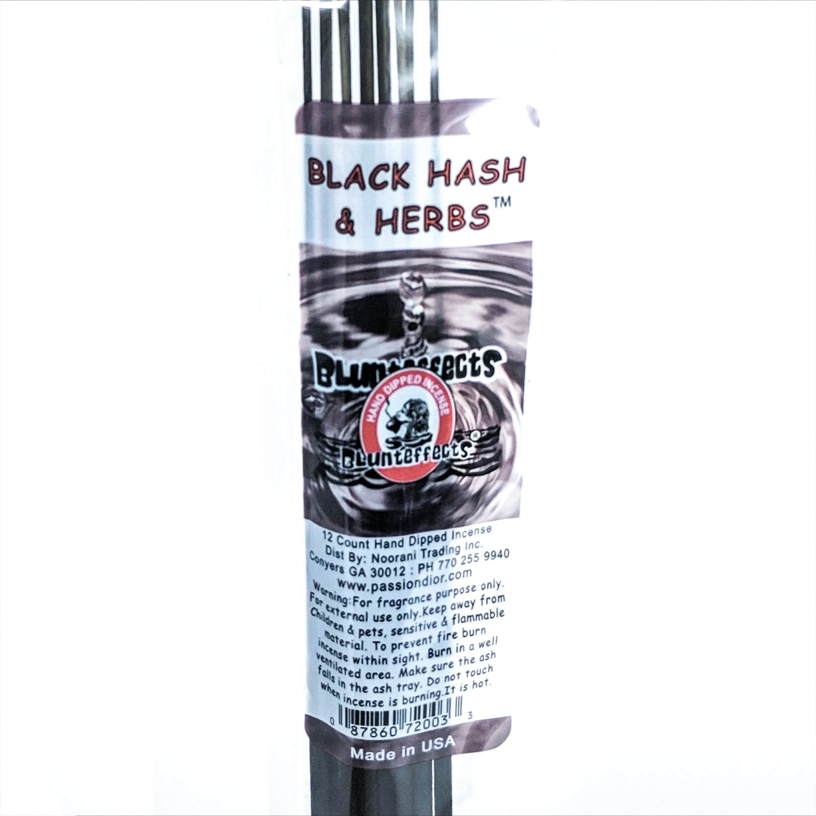 Blunteffects Incense Black Hash & Herbs
